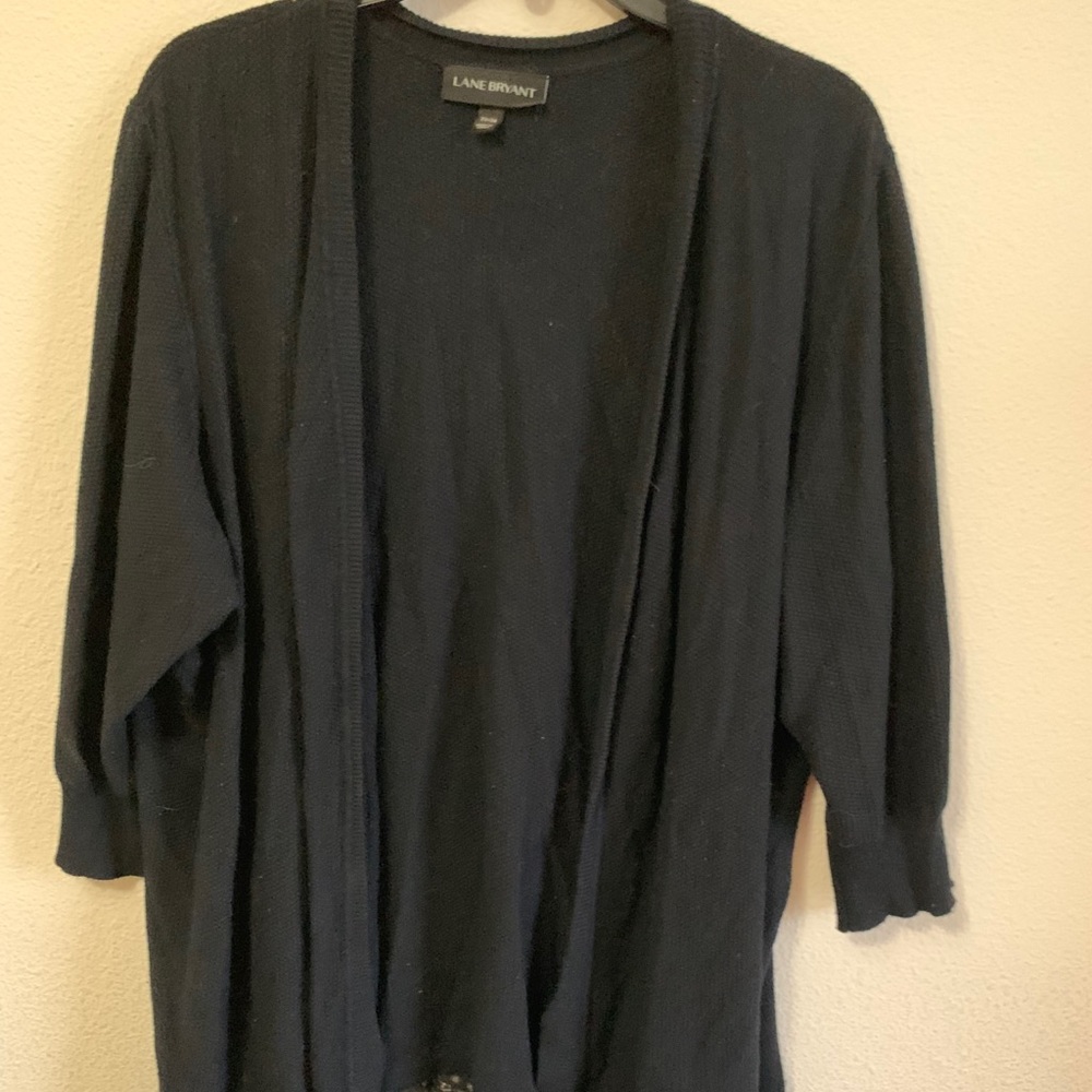 Black cardigan